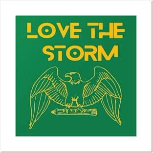 Eagle - Love the storm Posters and Art